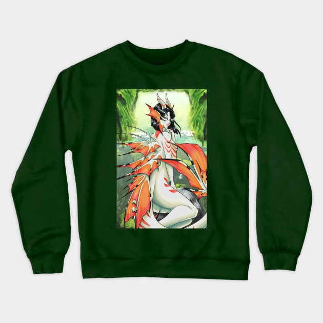 Canvaas Swap Issue 1 Collab - Mermaid Crewneck Sweatshirt by Temrin